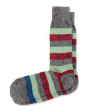 Spaceman Striped Socks
