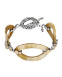 Dot Buffalo Horn Link Bracelet