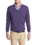 Merino Wool V-Neck Sweater