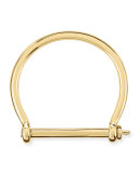 Screw Cuff Gold-Plated Bracelet