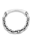 Men's Streamline ID Bracelet with Black Diamonds