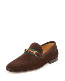 Suede Horsebit Loafer