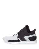 Men's Arc Mid-Top Textile Sneaker, White/Black