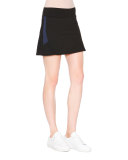 Two-Tone Skort, Black/Navy