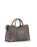 Classic Metallic Edge City Bag