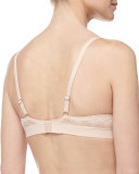 Mademoiselle Memory-Foam T-Shirt Bra, Nude Blush