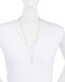 Annaliese Hamsa Pendant Necklace, 25"L