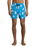 Moorea Bears on Ice Swim Trunks, Turmeric