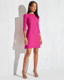 Marcelle 3/4-Sleeve Cocktail Dress, Lapone