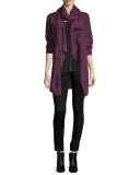 Fisher Project Draped Suede Jacket