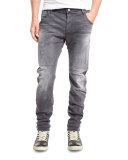 Arc 3D Slim Jeans, Medium Aged Restored 92