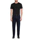Five-Pocket Slim-Fit Denim Jeans, Blue