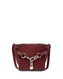 Attica Mini Chain Satchel Bag, Beet