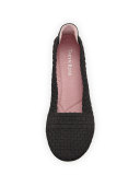 Belicia Stretch-Woven Flat, Black