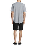 Fabian Short-Sleeve Jersey Tee, Gray