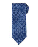 Diamond Flower Silk Tie