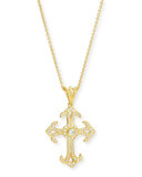 Aegean Collection Diamond Cross Pendant Necklace