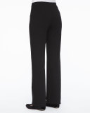 Straight-Leg Ponte Pants