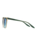 Winette Gradient Cat-Eye Sunglasses, Blue