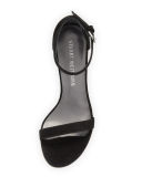 Walkway 90mm Suede Ankle-Wrap Sandal
