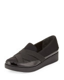 Vixie Stretch Slip-On Loafer, Black