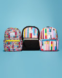 Kane Black & Custom Stripe Backpack