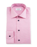 Contemporary-Fit Houndstooth Dress Shirt, Pink