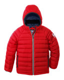 Sherwood Hooded Puffer Jacket, Red, Size XS-XL