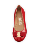 Varina Mini Patent Leather Ballet Flat, 10T-2Y