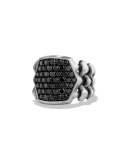 Armory Men's Black Diamond Signet Ring