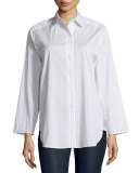 Leanne Pinstriped Blouse
