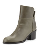 Millreef Leather Low Equestrian Boot, Green