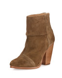 Classic Newbury Suede Ankle Boot, Mineral 