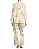 Blaze of Blossom Pajama Set, Light Pink