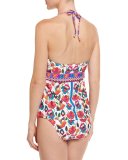 Antigua Honey Tankini Swim Top, Multi