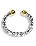 Cable Classics Bracelet with Gold Domes