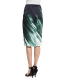 Printed Modern Slim Skirt