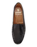Croc Venetian Loafer, Black