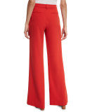 Paulette High-Waist Wide-Leg Pants