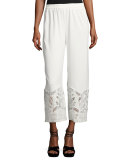 Eliana Wide-Leg Silk Pants