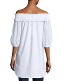 Lexi Off-the-Shoulder Dress, White