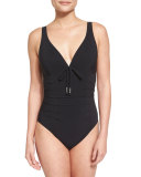 Hanna Tie-Front One-Piece Swimsuit