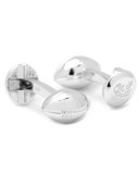 Sterling Silver Football Cuff Links