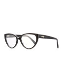 Cannes Cat-Eye Optical Frames, Black
