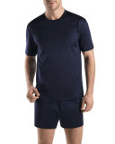 Sporty Knit Boxers, Midnight Navy