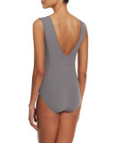 Point Dume Textured One-Piece Swimsuit