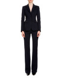 Fenice Two-Button Blazer, Navy