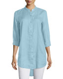 Organic Linen Long-Sleeve Tunic 