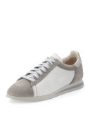 Men's Ares Suede & Canvas Running Sneaker