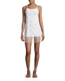 Sahara Ana Fringe-Hem Coverup Dress
